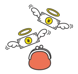 ポイントが失効してしまうことを示すイラスト